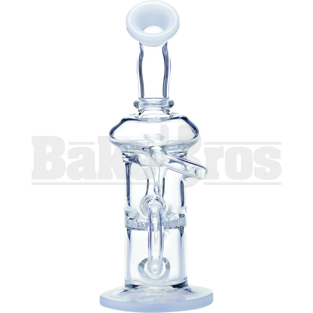 WP KLEIN RECYCLER HONEYCOMB DISK PERC 10" IVORY WHITE MALE 18MM
